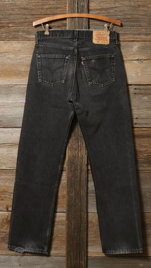 505ブラック/Etc. [TX318] Levis 6501-0660 BLK 90s USA製 -古着屋 ...