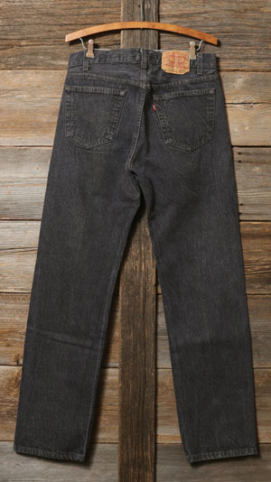 501ブラック W31-33 [TX323] Levis 501-0658 BLK 80s USA製 -古着