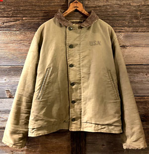 ミリタリーJK [FZ973] US NAVY N-1 デッキジャケット 60s -古着屋 DUFF