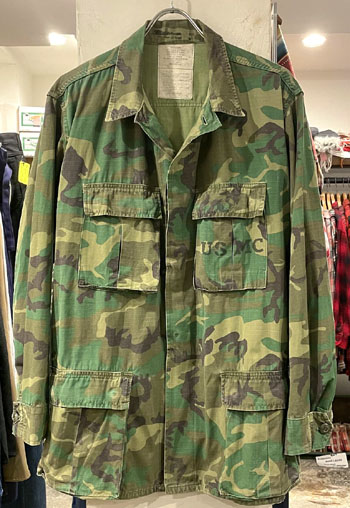 ミリタリーJK [FZ995] USMC LC-1 リーフカモ BDUジャケット -古着屋 DUFF